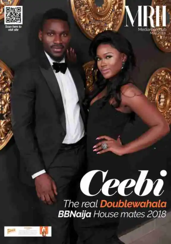 The Real Double Wahala! #BBNaija’s Tobi & Cee-C cover Media Room Hub’s May Issue